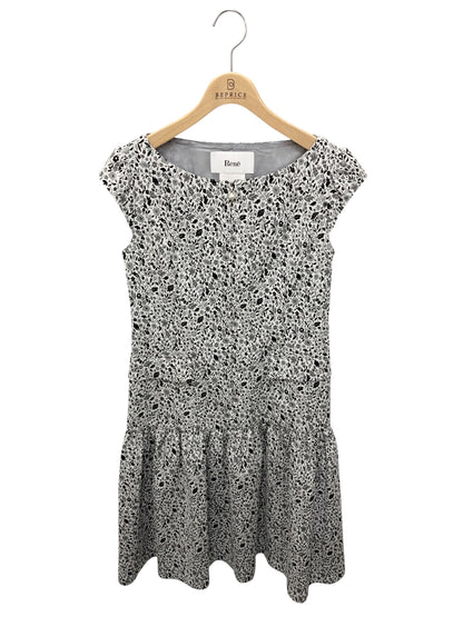 ルネ 6216510 ワンピース 36 ホワイト フラワーモチーフ ジャガード TISSUE社製 ITPGW7JEDD9S