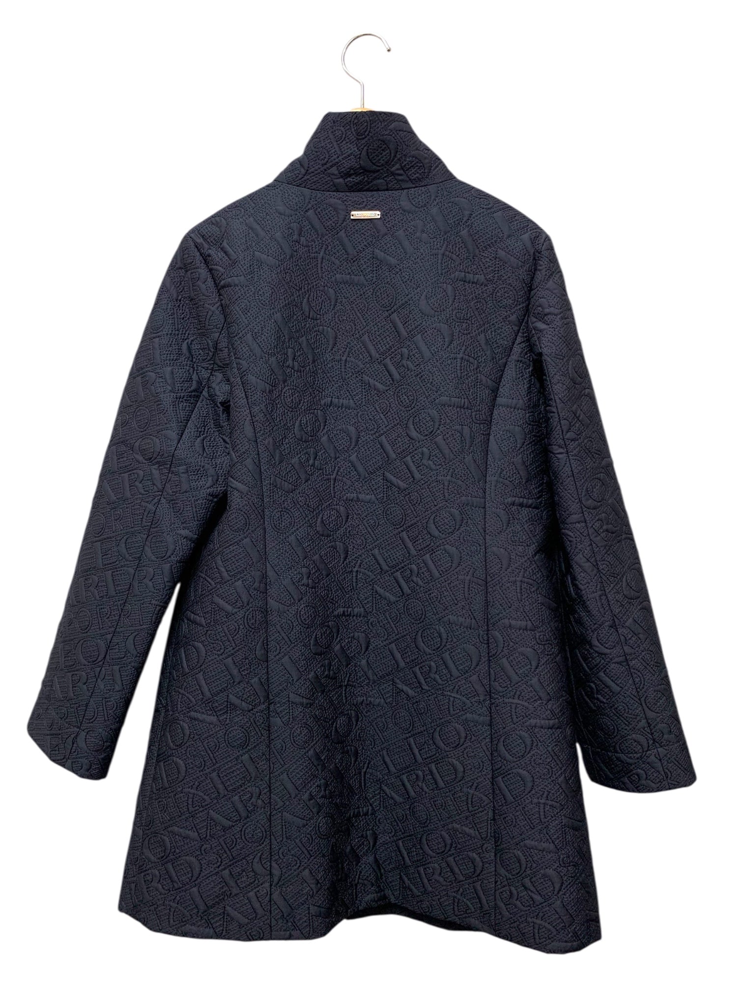 レオナールスポーツ 0566561 コート 38 ネイビー ジップアップ ロゴ