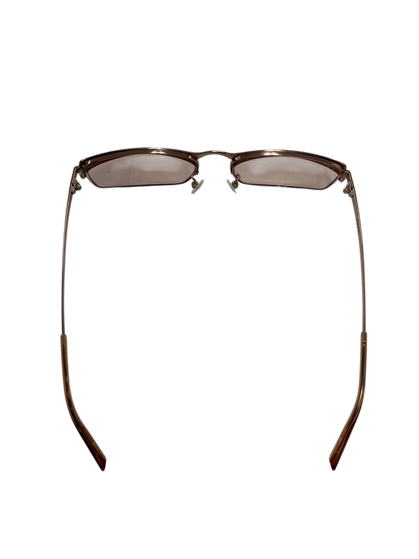 グッチ GG-9615J メガネ 眼鏡 ブラウン メタルフレーム フルリム スクエア IT5AF0WLJ1TC