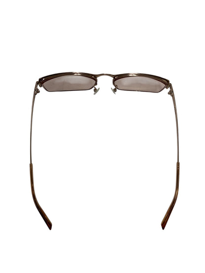 グッチ GG-9615J メガネ 眼鏡 ブラウン メタルフレーム フルリム スクエア IT5AF0WLJ1TC