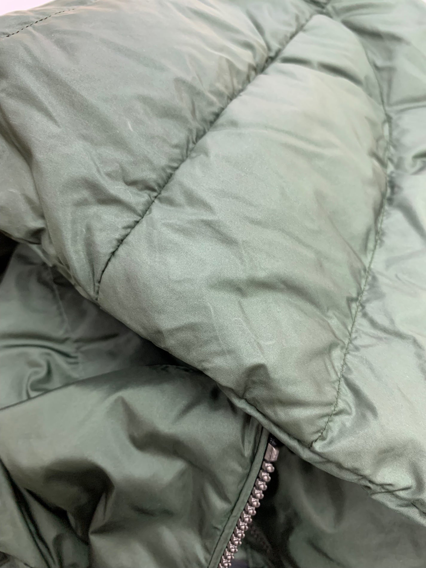 ヨーツェン EN12934 ダウンコート XS グリーン ナイロン ジップアップ フード付き ITIAM90AH1VC 【SALE】