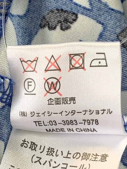 スーパービューティー トップス 42 ブルー 花 ビジュー ITEER96QDCAT