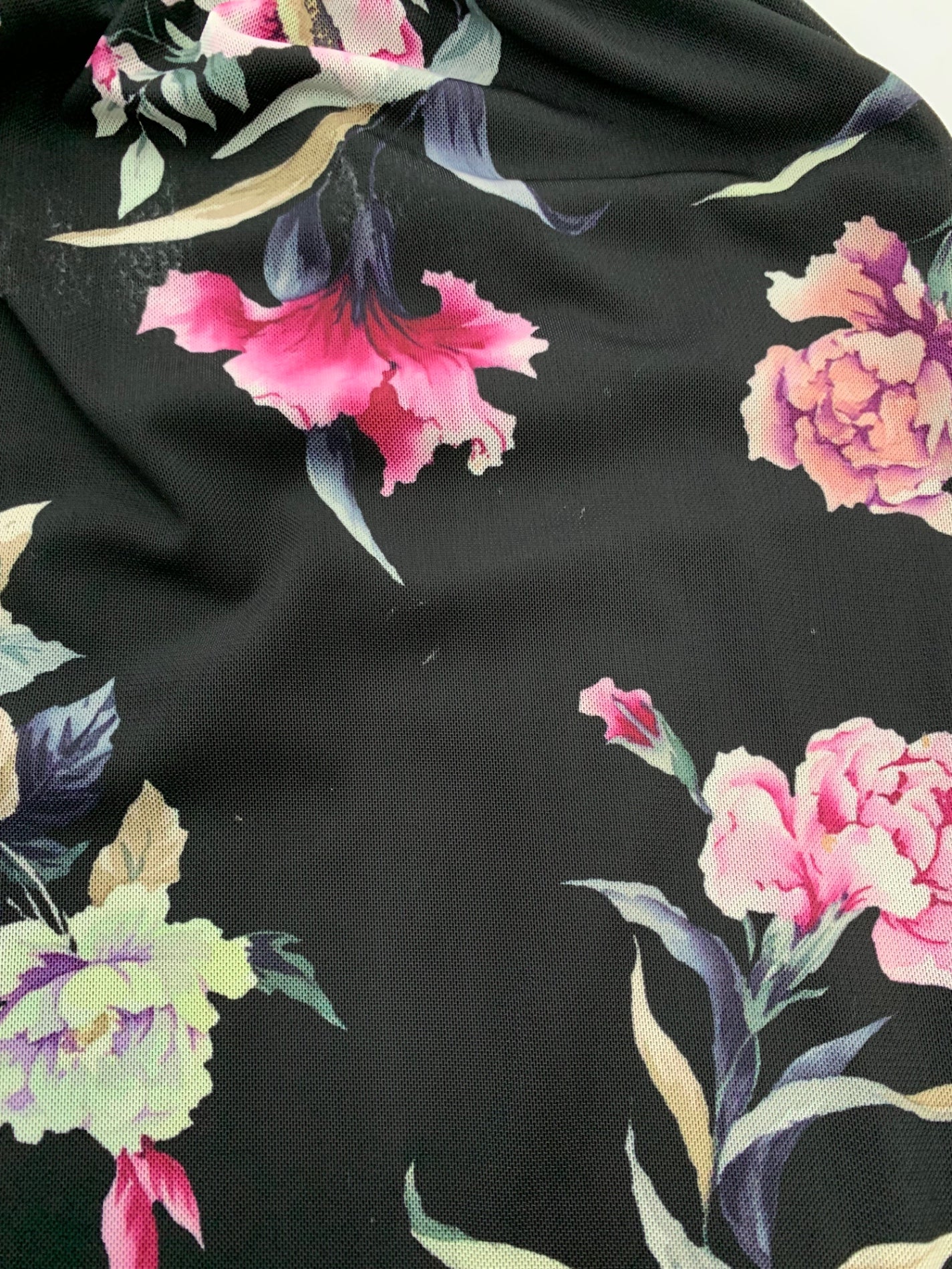 ダイアグラム 03233-32091 ワンピース 36 ブラック 花柄 ITH3HL87YVCL