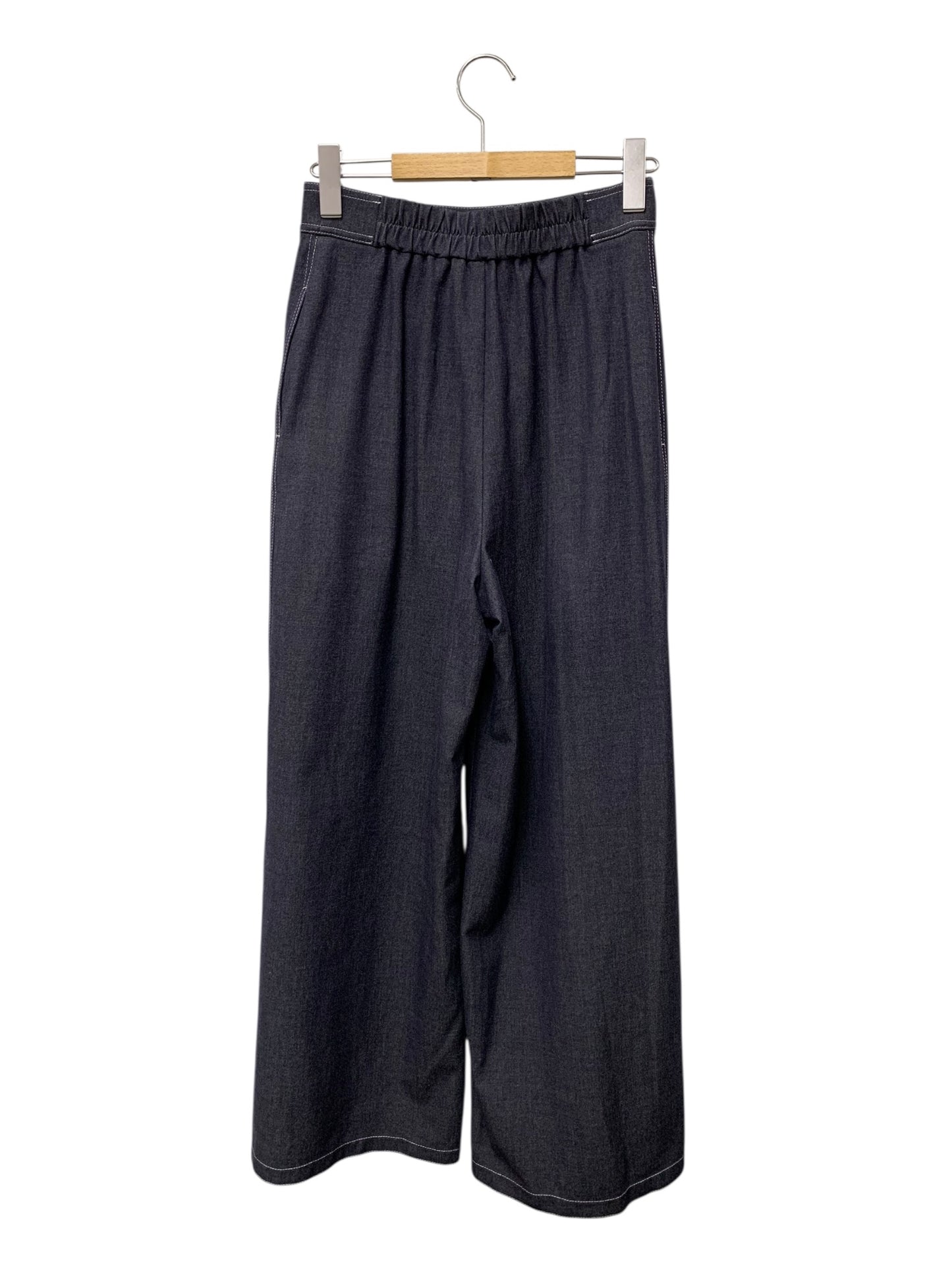 ルネ 6415180 デニムパンツ 36 ネイビー ストレッチ ワイド ITO67LKLX5UA