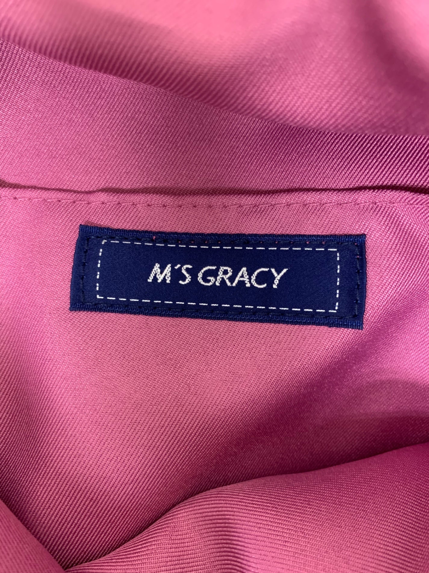 エムズグレイシー 194507 トートバッグ ベージュ リボンモチーフ ナイロン ITGC666PFR32