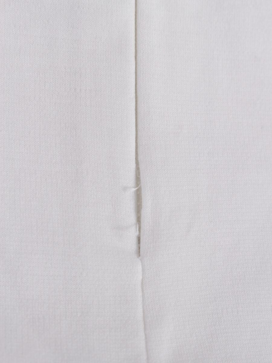 ボーダーズアットバルコニー BD2211-2C-13 Tシャツ カットソー 38 ホワイト パフスリーブ ITQQD0UV317P 【SALE】