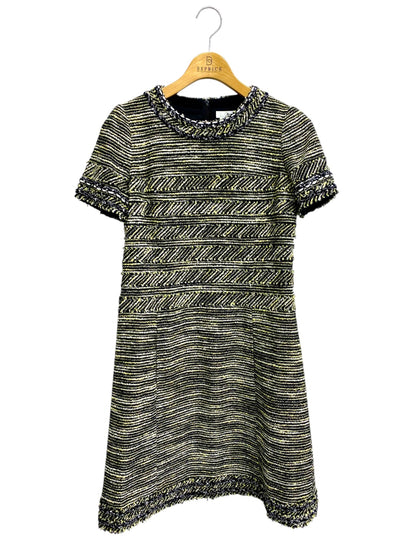 ルネ 6526410 ワンピース 36 ブラック ツイード ITWOIRC2D6OB