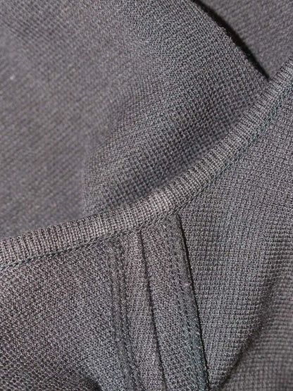 エムズグレイシー Ribbon Knit 818503 ニット セーター 40 ブラック ストレッチ ITR7X09QDAFE