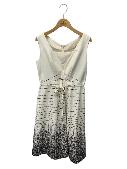 シビラ GDEDM06590 ワンピース L ホワイト 刺繍 Vネック IT8J7OW78IC9