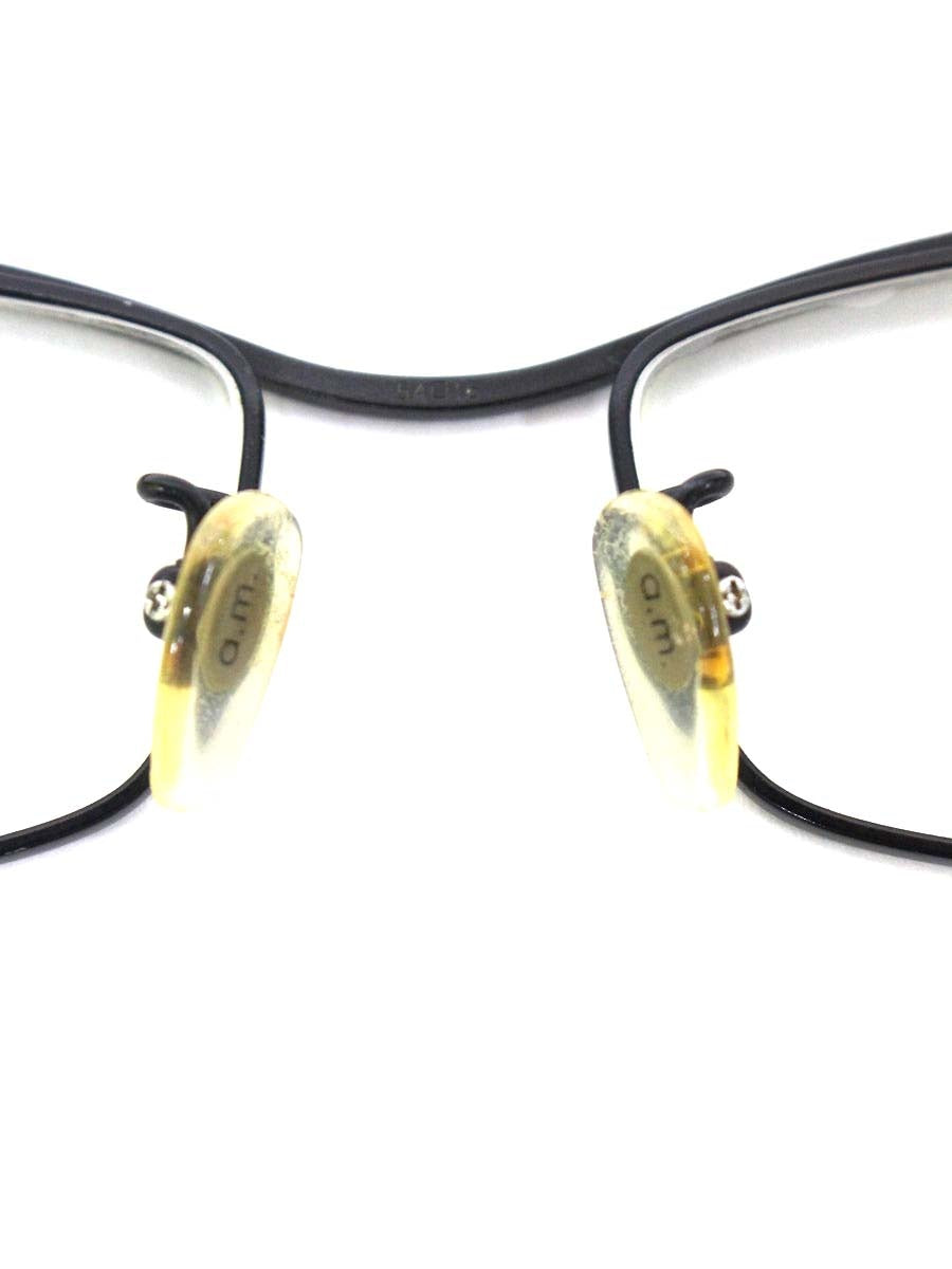 アランミクリ A02032TD メガネ ブラック/ホワイト メタルフレーム フルリム スクエア ITHVWQ15K2J2 【SALE】