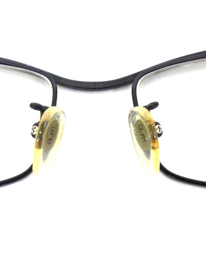 アランミクリ A02032TD メガネ ブラック/ホワイト メタルフレーム フルリム スクエア ITHVWQ15K2J2 【SALE】