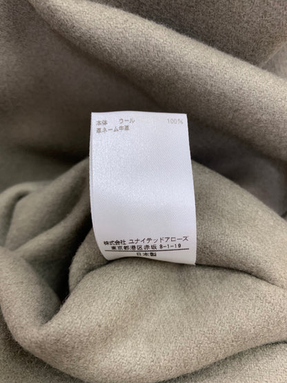 ブラミンク 7925-299-0294 ステンカラーコート 38 カーキグリーン ウール ITOT5P6RDHPI
