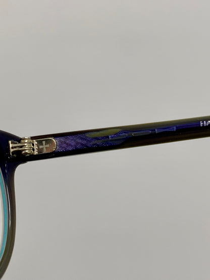 ドックス DOX P52 HANDMADE メガネ ブルー IT3F12AW4TLW