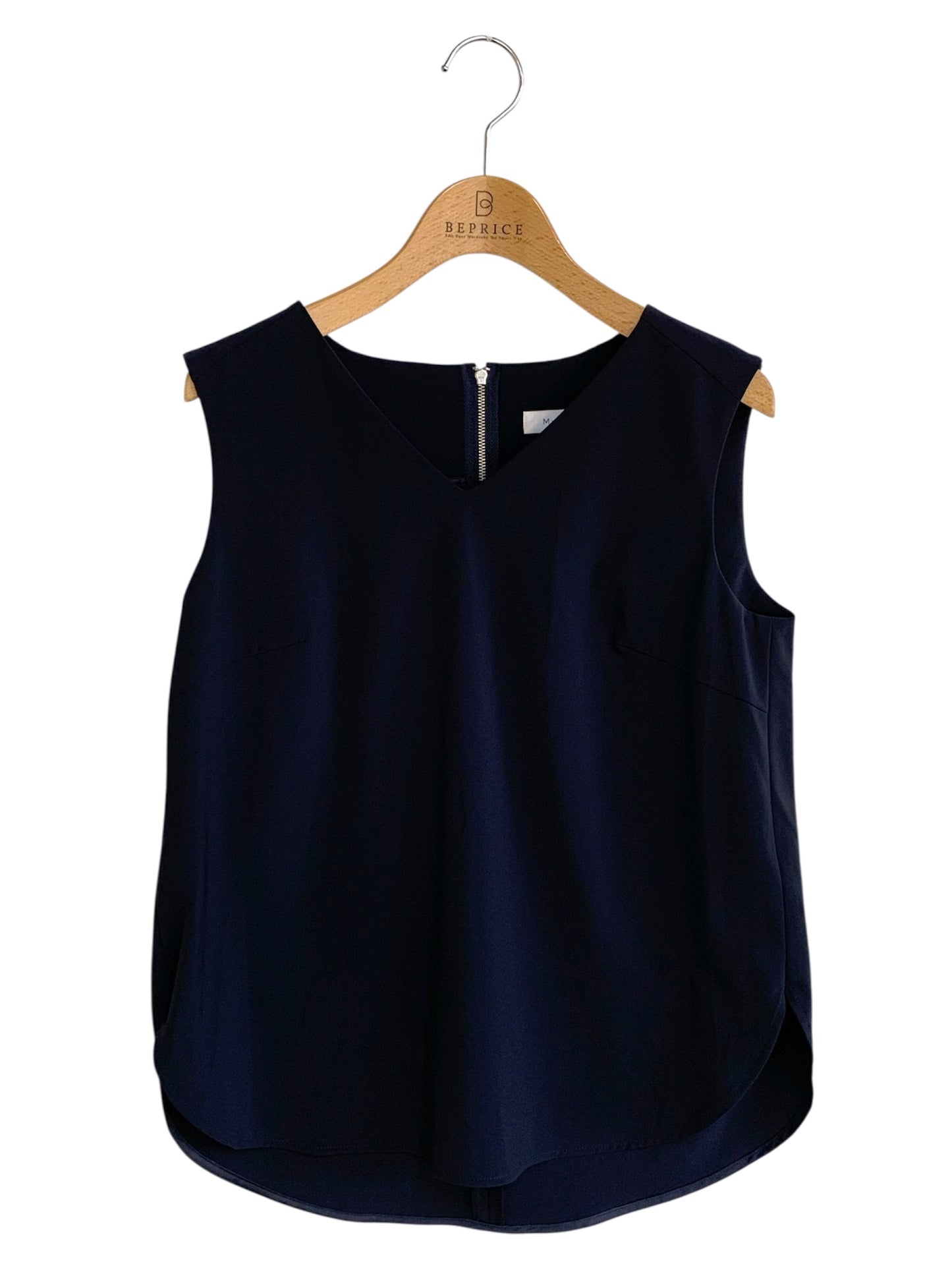 エムプルミエ A322-021 プルオーバー 38 ネイビー バックジップ ITIAZ0RKS0PS