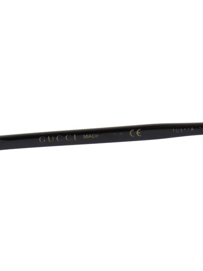 グッチ GG0095OJ メガネ ブラック/ゴールド ビー セルフレーム ITEU8WRLYCMI 【SALE】