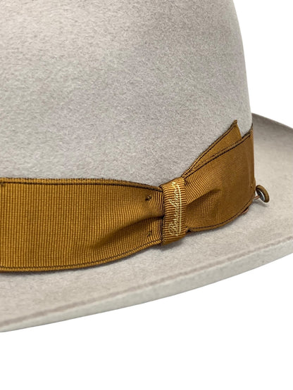 ボルサリーノ QUALITA SUPERIORE アネッロ ミディアムブリム 2321143360 ハット ベージュ クオリタ スーペリオーレ ラビットファー サイズ62 ITTHHWB7OE6K