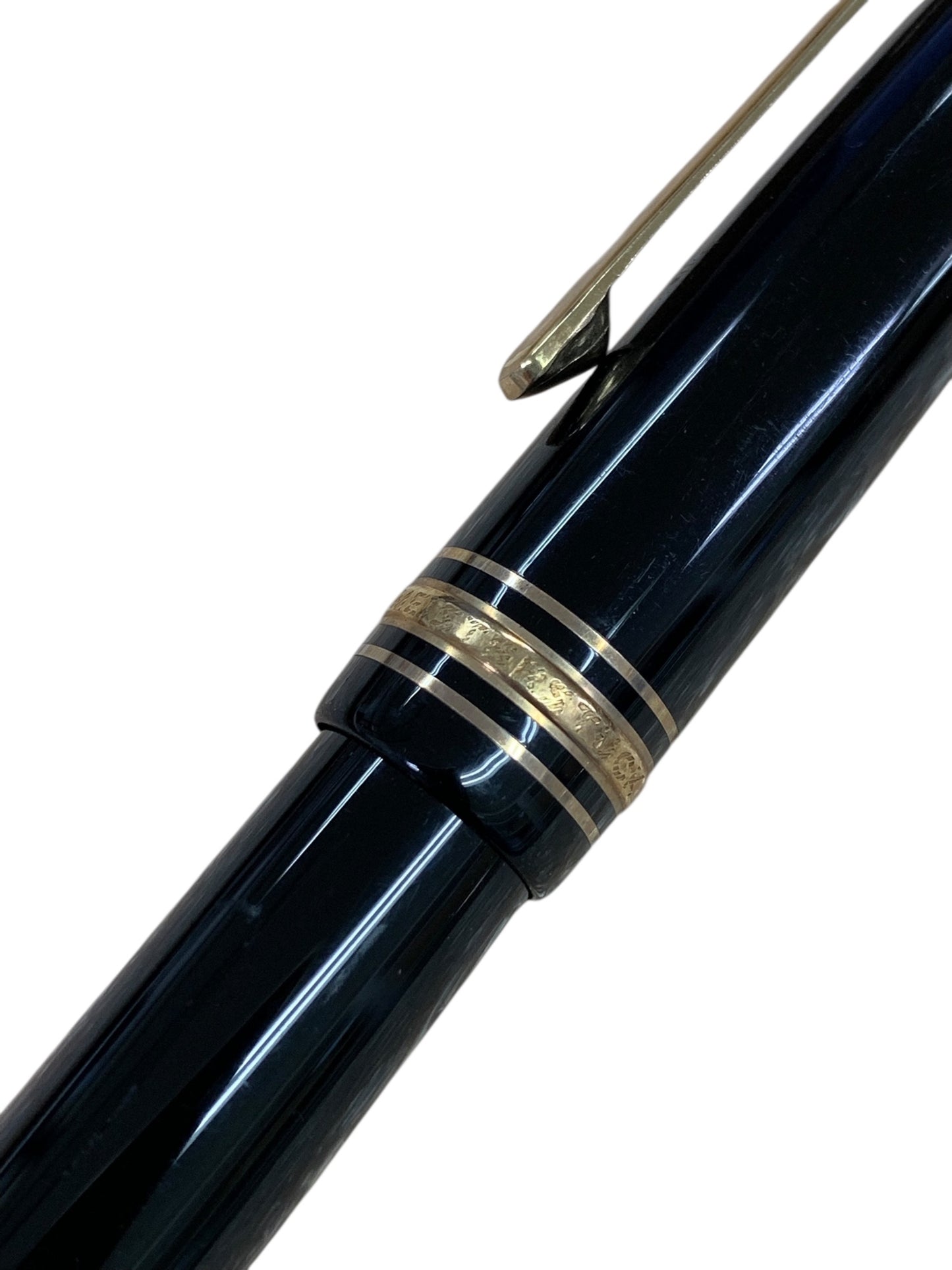 モンブラン 万年筆 旧マイスターシュテュック146 ブラック F 14K 全金 IT6N5GRYURIG