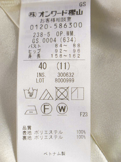 自由区 スノーフラワープリント ワンピース OPWMGS0004 40 ブラウン ITP13VZMNA66