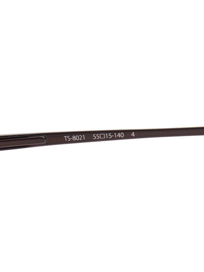 アミパリ TS-8021 メガネ ブラウン メタルフレーム スクエア IT33F74CZA5K