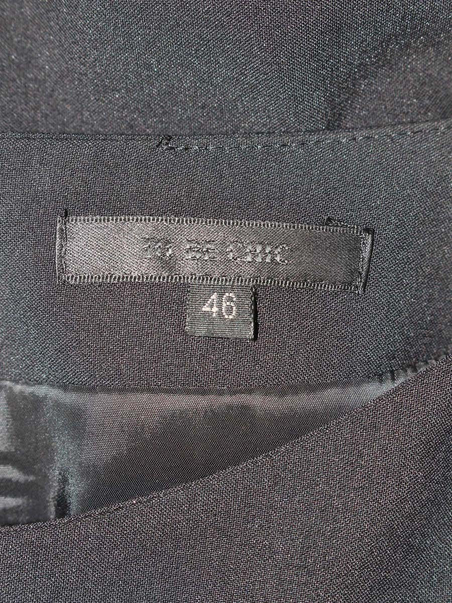 トゥービーシック W7J11-156-09 ワンピース 46 ブラック 袖リボン ITH8PVXSCTXU