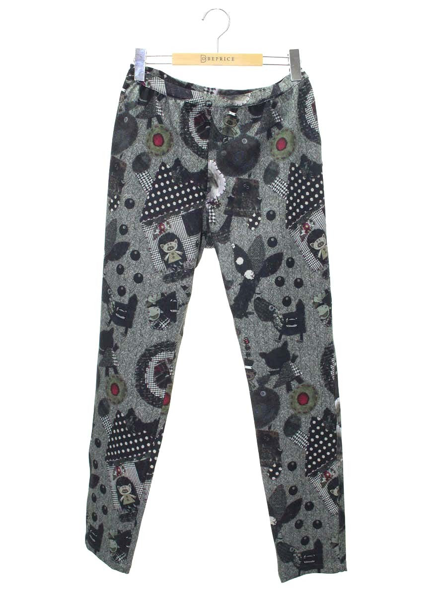 アルベロベロ 318899 パンツ L グリーン リバーシブル ストレッチ ITXZKRUKGA8G