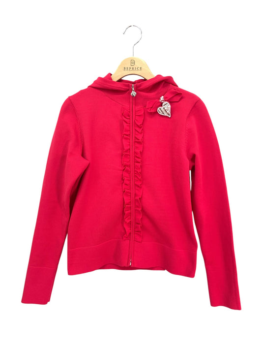 エムズグレイシー 018535 ジップパーカー 38 ピンク カメリアWジップ ITOQC9FG6ZR6