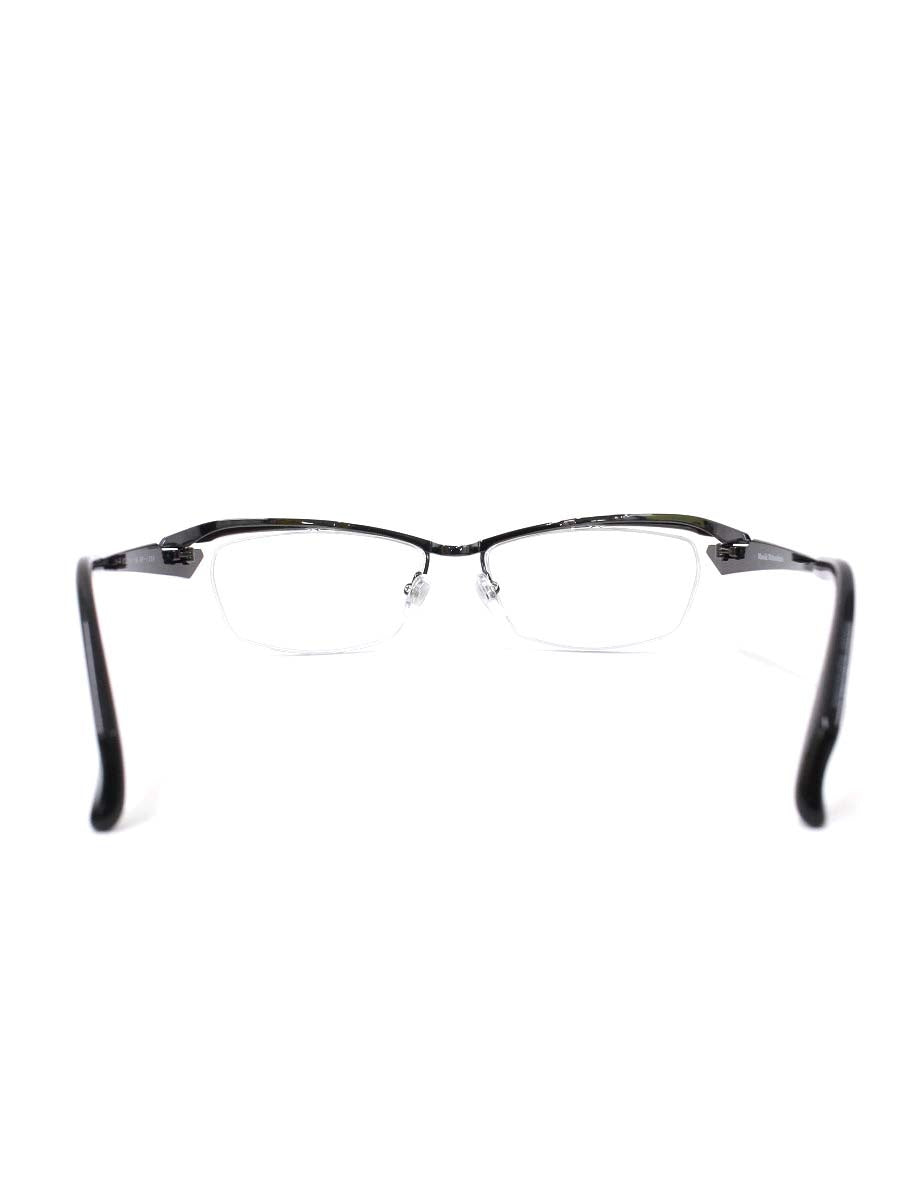 マサキマツシマ MF-1256 メガネ ガンメタル/シルバー/ブラック スクエア ハーフリム メタルフレーム ITRJYR1LN6TQ