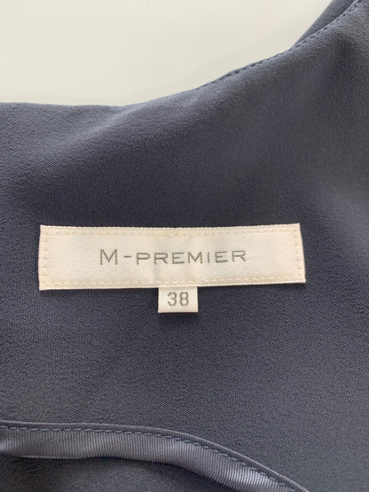 エムプルミエ A322-021 プルオーバー 38 ネイビー バックジップ ITIAZ0RKS0PS