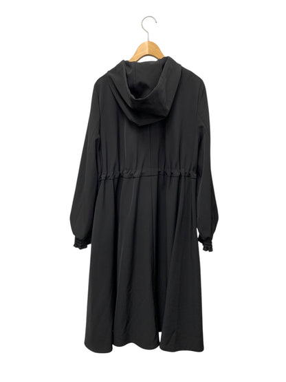 トゥービーシック 2WAYダブルクロス コート W5A02-114-09 42 ブラック フリル フード ITSTIK32SCHC