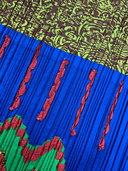 プリーツプリーズイッセイミヤケ PP91-JK731 トップス アジアン柄 3 マルチカラー ITHWIEJ34VWO 【SALE】