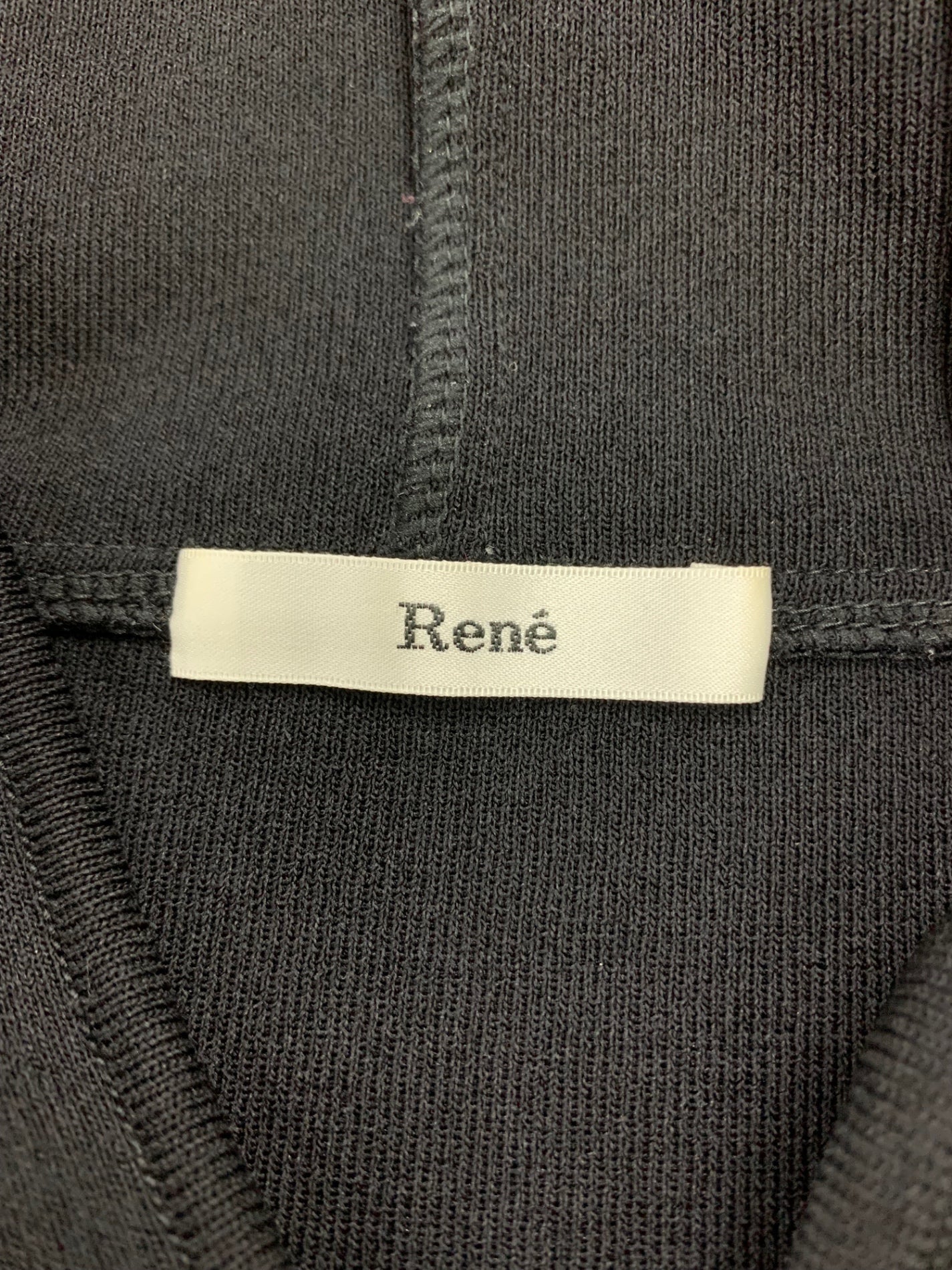 ルネ 6832370 パーカー 38 ブラック パール ラインストーン Wジップ IT24MM3Q48EG