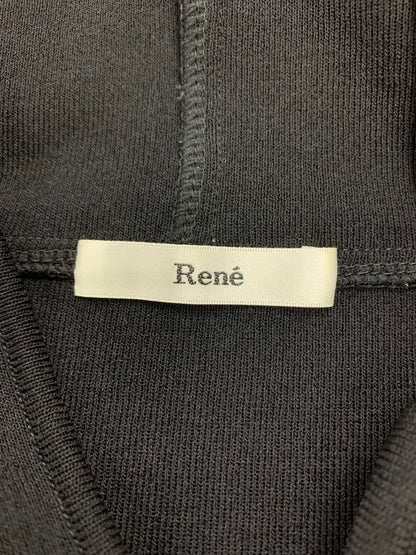 ルネ 6832370 パーカー 38 ブラック パール ラインストーン Wジップ IT24MM3Q48EG