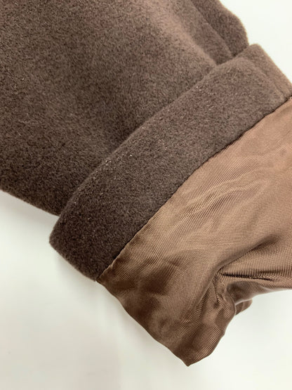 ハロッズ HR-11 コート 40 ブラウン アンゴラウール IT338BOQKMJ8 【SALE】