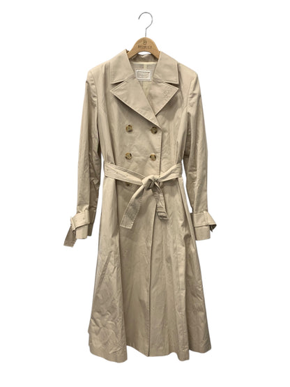 フォクシーブティック Coat Evette 43367 トレンチコート 42 ベージュ ダブルブレスト IT1EA71HE2DC