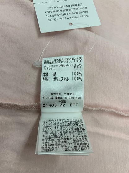 トゥービーシック W5P73-163-12 カットソー 2 ピンク フラワーモチーフ パール ITQEN5SFTDHS 【SALE】