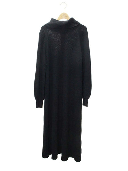 ブルーレーベルクレストブリッジ 55J79-643-09 ワンピース 38 ブラック ニット リボン ITLVS5S2Z54G 【SALE】