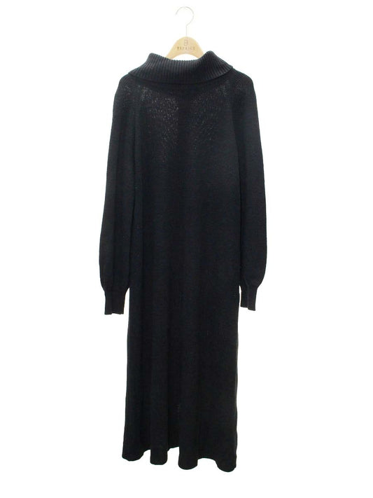 ブルーレーベルクレストブリッジ 55J79-643-09 ワンピース 38 ブラック ニット リボン ITLVS5S2Z54G 【SALE】