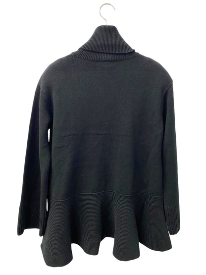 フォクシーニューヨーク collection Knit Top Peplum Flare 40008 ニット 40 ブラック SP品 ITU6CSSMD8R4