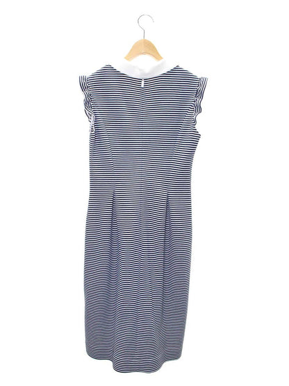 ルネ 5137080 ワンピース 38 ネイビー ブリージーサマー フリル ボーダー ITY7HUY1CF04