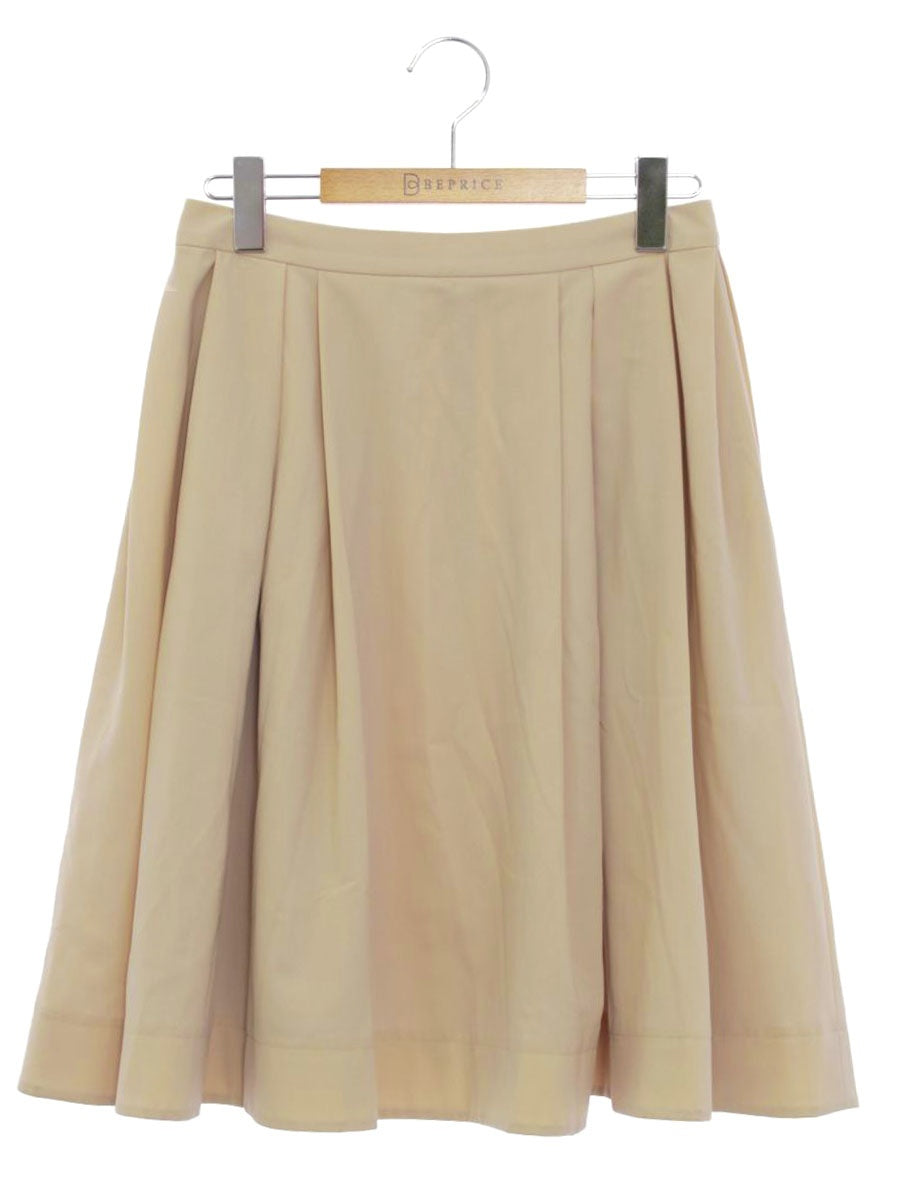 フォクシーニューヨーク 25747 スカート 40 ベージュ フレア IT51VPJR8H15
