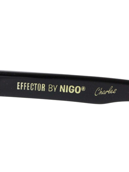 エフェクター CHARLES メガネ ブラック NIGO ニゴー コラボ セルフレーム ITJYHHTMM8X6
