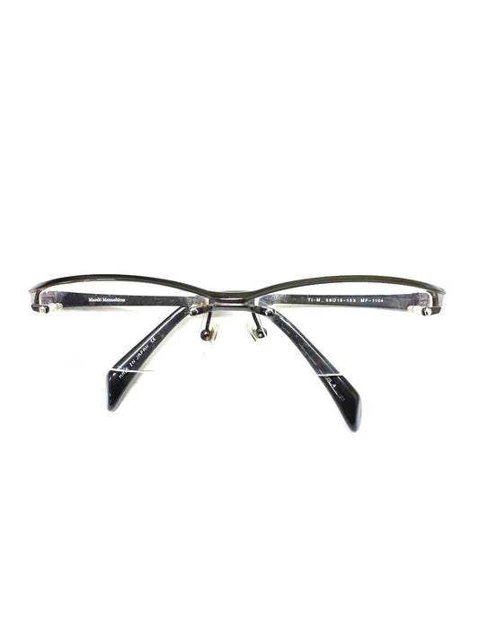 マサキマツシマ MF-1104 メガネ ガンメタル/ブラック ハーフリム ブロー COL.4 ITMYPSWOWJWH