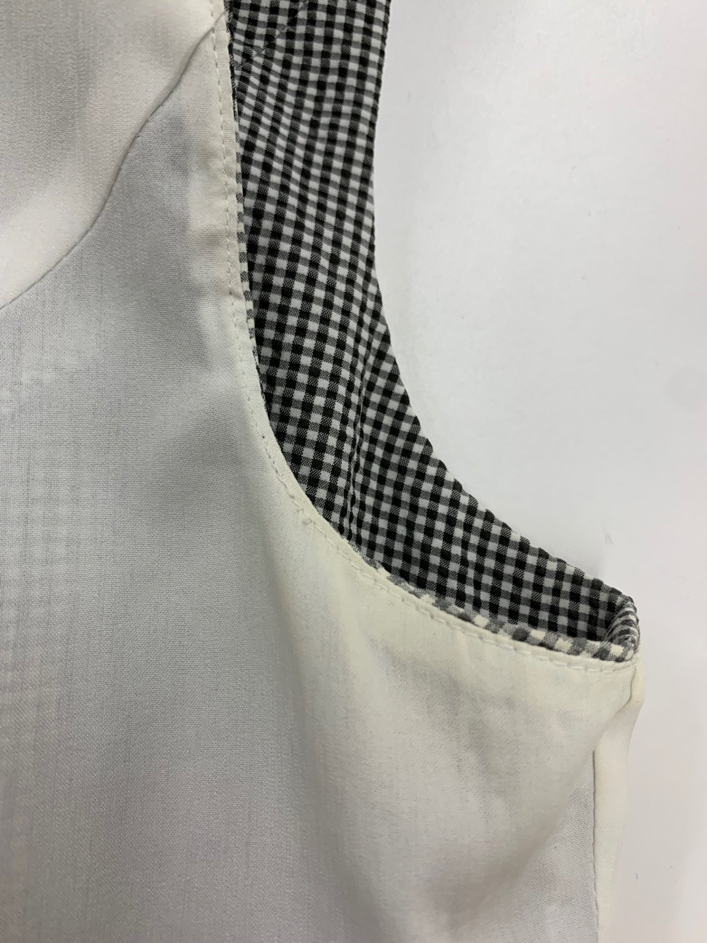 ルネ 6026680 ワンピース 38 ブラック ギンガムチェック フロントジップ IT8Q6UVSV2MO