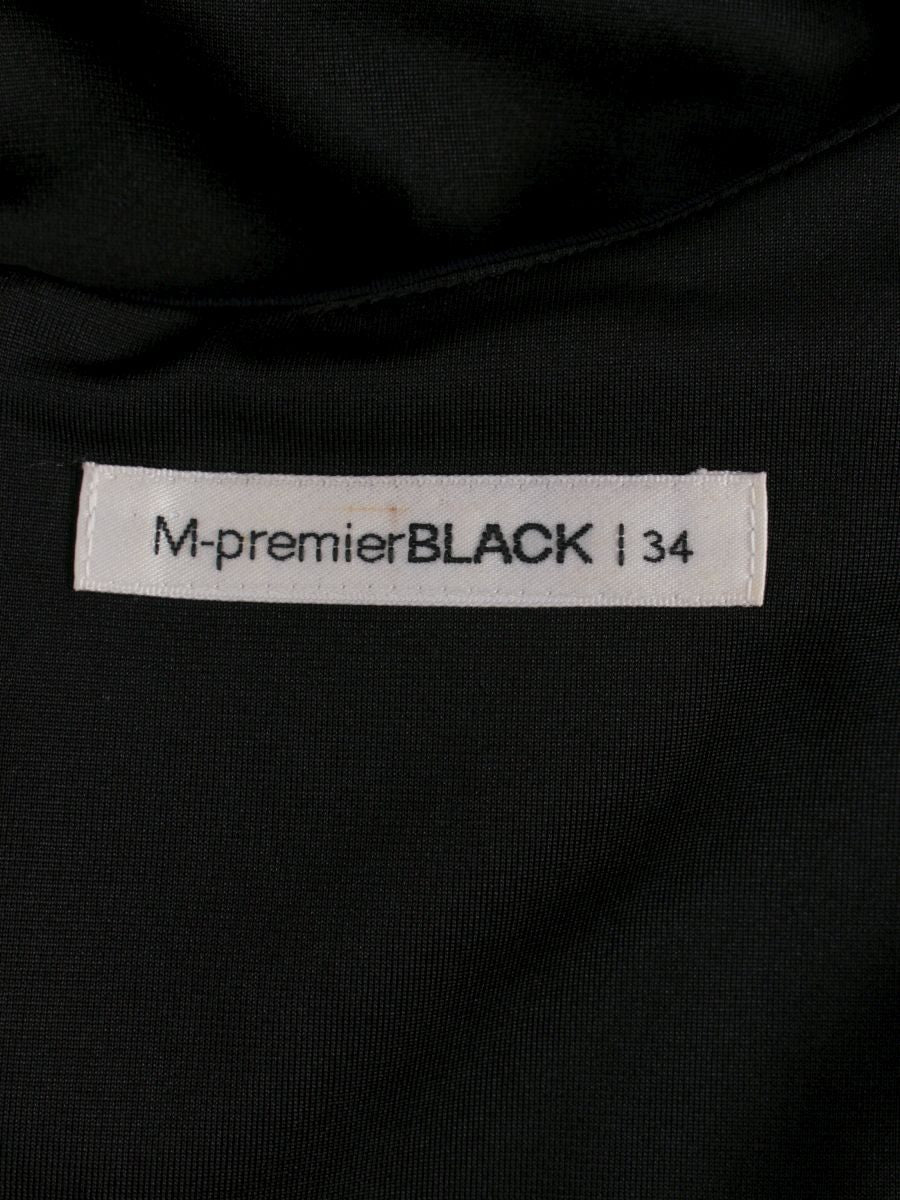 エムプルミエブラック C920-016 ワンピース 34 ネイビー フリル ITL4Q7KTONG0