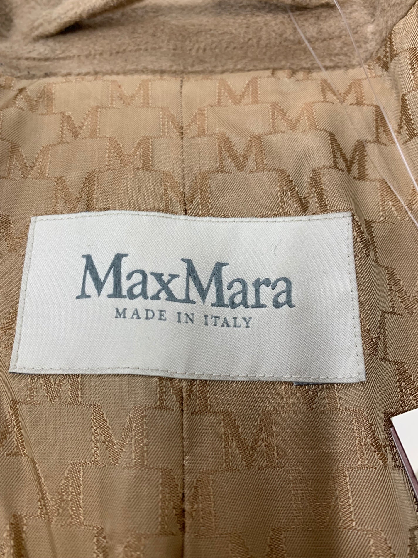 マックスマーラ MADAME マダム 101801096 アイコンコート 38 キャメル ウール カシミヤ チェスター ITNR1ZETORUD