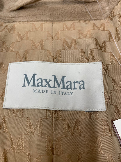 マックスマーラ MADAME マダム 101801096 アイコンコート 38 キャメル ウール カシミヤ チェスター ITNR1ZETORUD