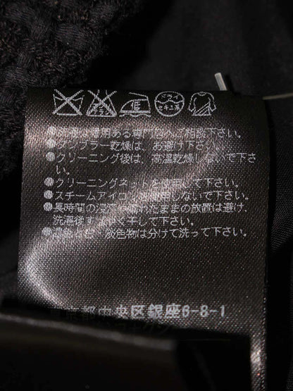 フォクシーブティック 35559 ジャケット 38 ネイビー ツイード ジップアップ IT7A7H42IM7C