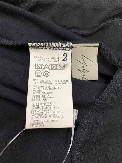 ヨウジヤマモト FG-T05-270 サルエルパンツ 2 ブラック ジャージー IT1Q6KCFWTK4