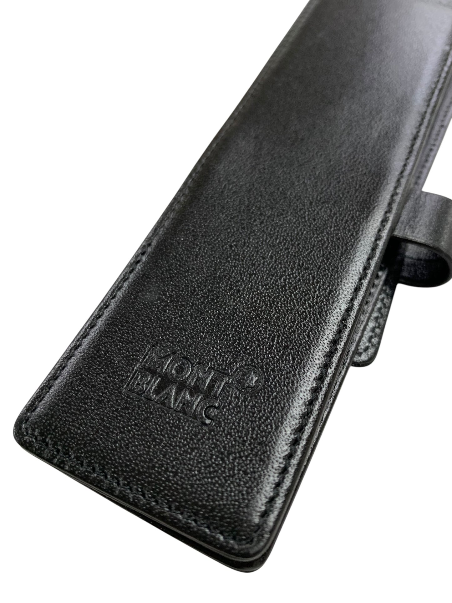 モンブラン マイスターシュテュック 14311 ペンケース ブラック 2本挿し ITQ7JE6HQWYO