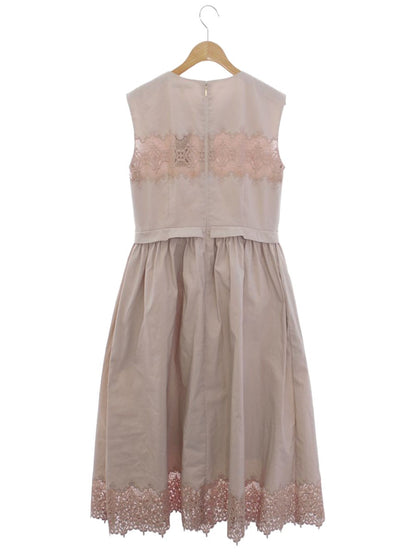 エポカ レースコンビタフタドレス エポカ　M5J14-339-40 ワンピース 40 ベージュ 24SS ITN3FK1DXL1V